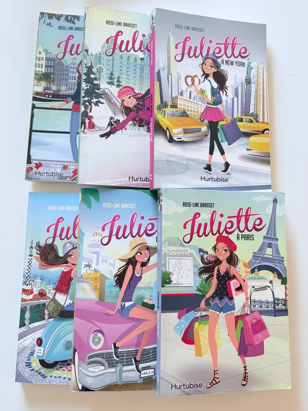 Six romans français - série Juliette / Lot of 6 French books - Juliette series